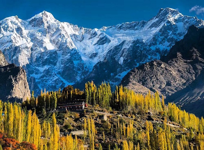 Mountain landscape in Baltistan, known as the Little Tibet of Pakistan