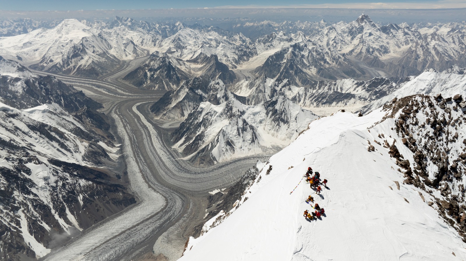 K2, the second-highest mountain on Earth, an extreme expedition through harsh terrain.